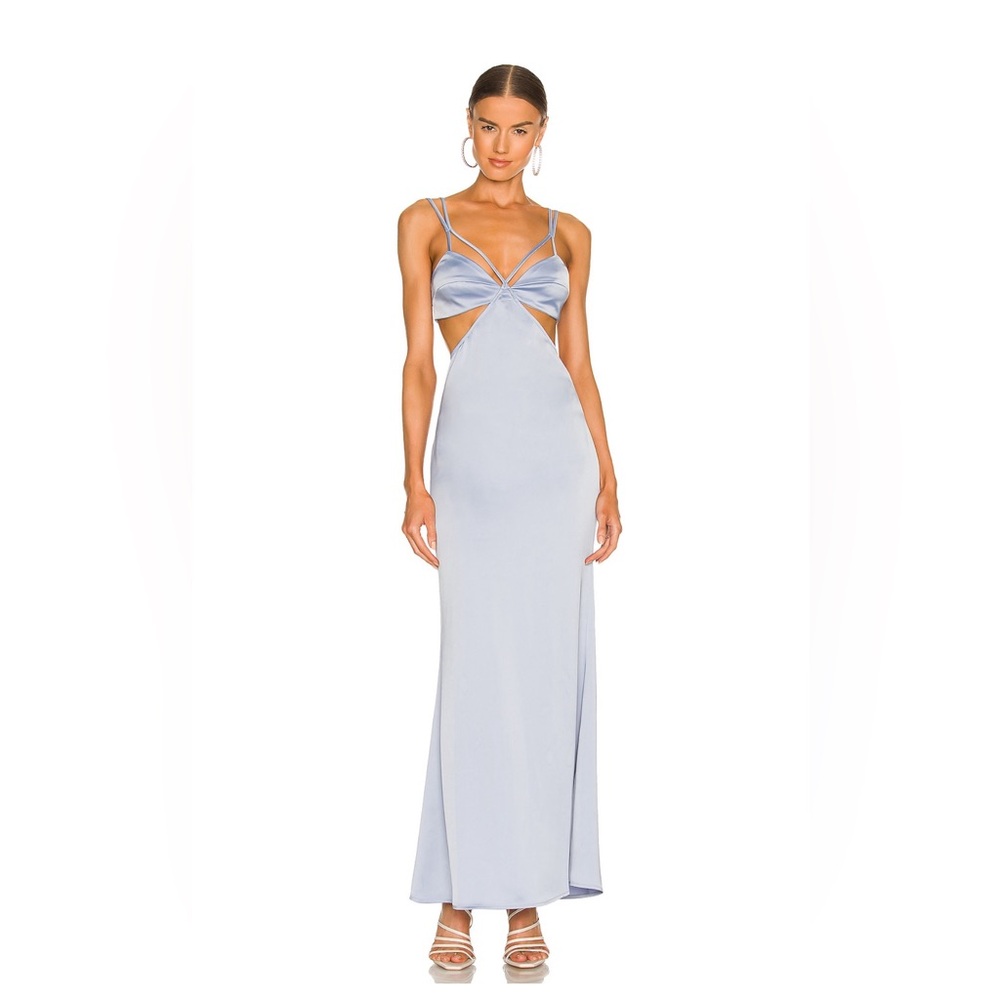 Camila Coelho Faron Gown Dusty Blue